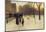Boston Common at Twilight, 1885-86-Childe Hassam-Mounted Art Print