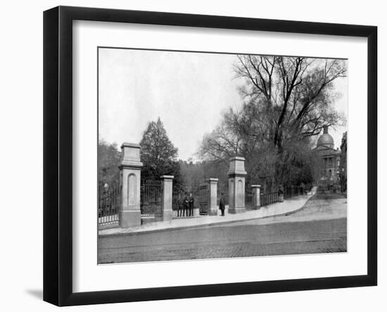 Boston Common, Boston, Massachusetts, USA, 1893-John L Stoddard-Framed Giclee Print