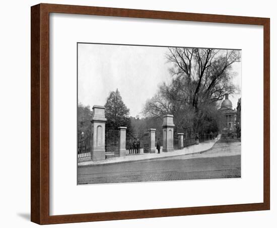 Boston Common, Boston, Massachusetts, USA, 1893-John L Stoddard-Framed Giclee Print