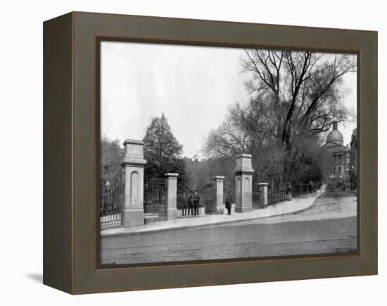Boston Common, Boston, Massachusetts, USA, 1893-John L Stoddard-Framed Premier Image Canvas