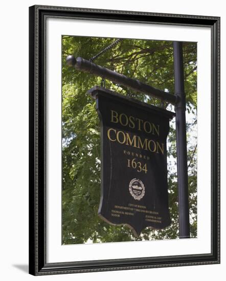 Boston Common, Boston, Massachusetts, USA-Amanda Hall-Framed Photographic Print