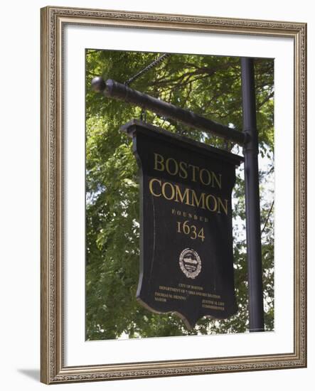 Boston Common, Boston, Massachusetts, USA-Amanda Hall-Framed Photographic Print