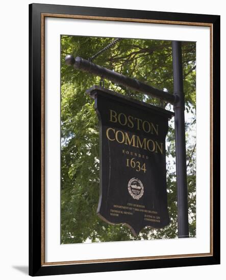 Boston Common, Boston, Massachusetts, USA-Amanda Hall-Framed Photographic Print