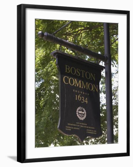 Boston Common, Boston, Massachusetts, USA-Amanda Hall-Framed Photographic Print