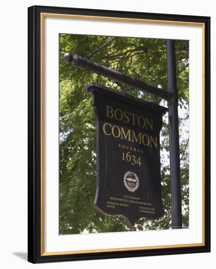 Boston Common, Boston, Massachusetts, USA-Amanda Hall-Framed Photographic Print