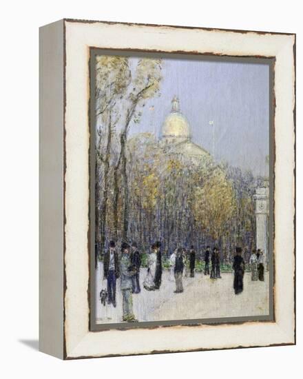 Boston Commons, c.1901-Childe Hassam-Framed Premier Image Canvas