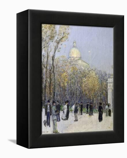 Boston Commons, c.1901-Childe Hassam-Framed Premier Image Canvas