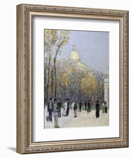 Boston Commons, c.1901-Childe Hassam-Framed Giclee Print