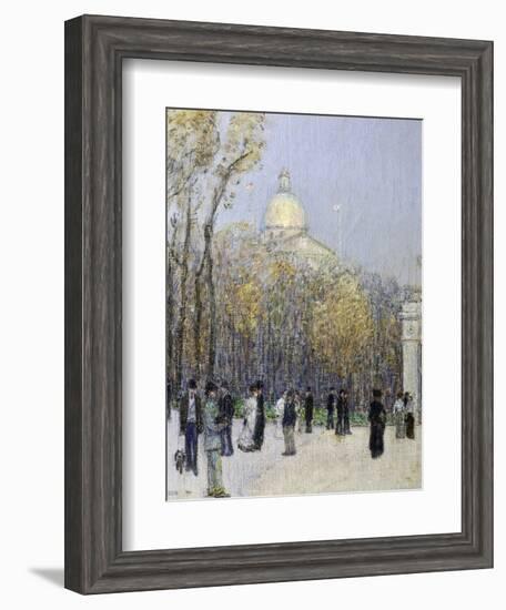 Boston Commons, c.1901-Childe Hassam-Framed Giclee Print