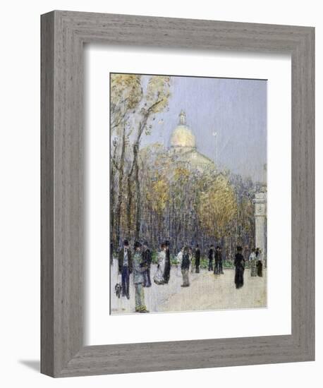 Boston Commons, c.1901-Childe Hassam-Framed Giclee Print