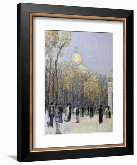 Boston Commons, c.1901-Childe Hassam-Framed Giclee Print