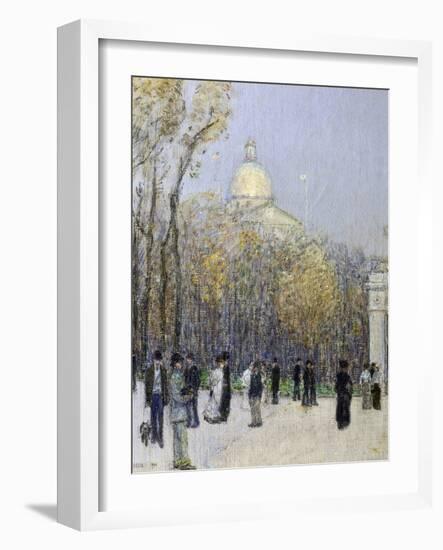 Boston Commons, c.1901-Childe Hassam-Framed Giclee Print