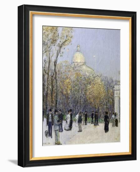 Boston Commons, c.1901-Childe Hassam-Framed Giclee Print