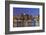 Boston Downtown at Dusk with Urban Buildings Illuminated at Dusk after Sunset.-Songquan Deng-Framed Photographic Print