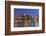 Boston Downtown at Dusk with Urban Buildings Illuminated at Dusk after Sunset.-Songquan Deng-Framed Photographic Print