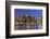 Boston Downtown at Dusk with Urban Buildings Illuminated at Dusk after Sunset.-Songquan Deng-Framed Photographic Print