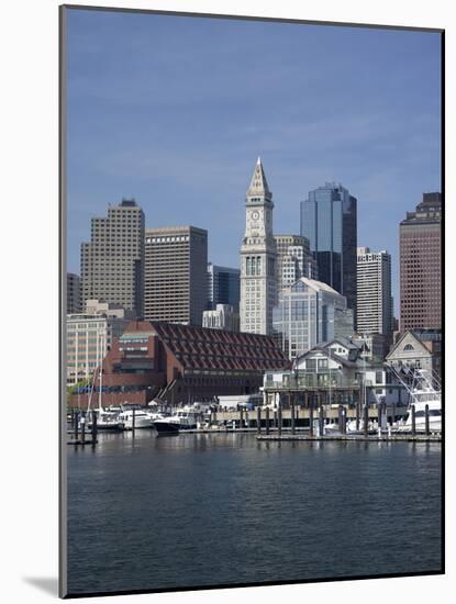 Boston Harbor, Long Wharf, Boston, Massachusetts, New England, Usa-Jim Engelbrecht-Mounted Photographic Print