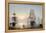 Boston Harbor, Sunset, 1850-55-Fitz Henry Lane-Framed Premier Image Canvas