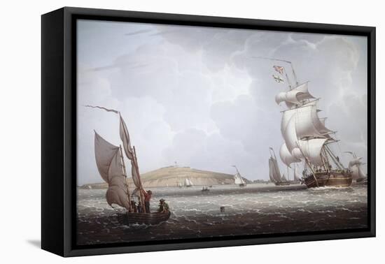 Boston Harbor-Robert Salmon-Framed Premier Image Canvas