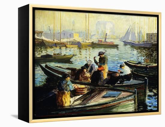 Boston Harbor-Arthur Clifton Goodwin-Framed Premier Image Canvas