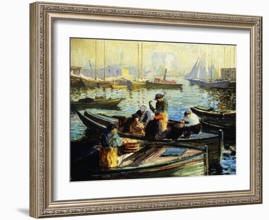 Boston Harbor-Arthur Clifton Goodwin-Framed Giclee Print