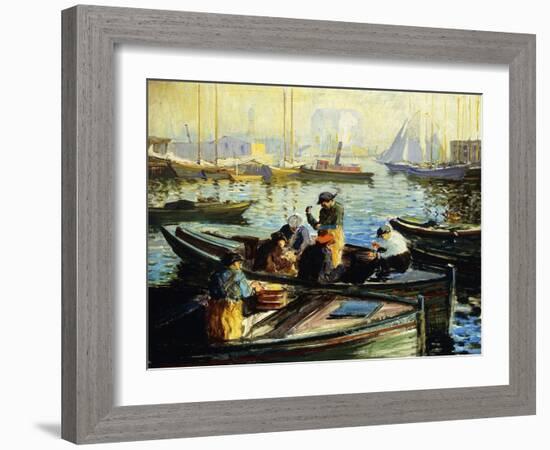 Boston Harbor-Arthur Clifton Goodwin-Framed Giclee Print