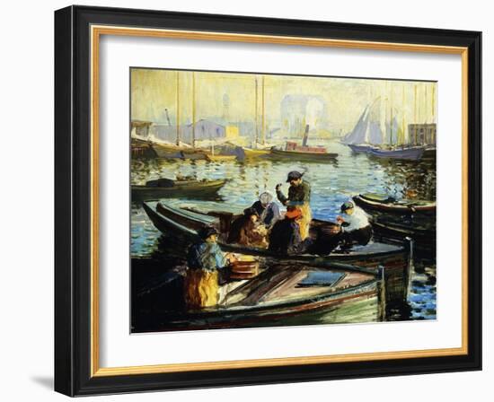 Boston Harbor-Arthur Clifton Goodwin-Framed Giclee Print