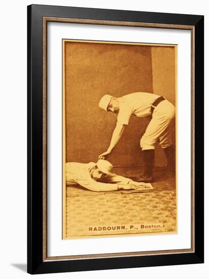 Boston, MA, Boston Beaneaters, King Kelly, Baseball Card, no.2-Lantern Press-Framed Art Print