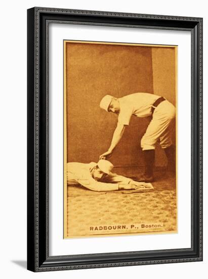 Boston, MA, Boston Beaneaters, King Kelly, Baseball Card, no.2-Lantern Press-Framed Art Print