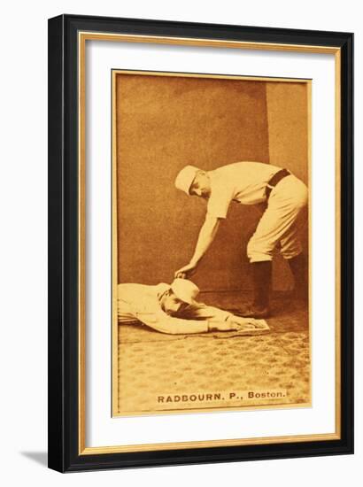 Boston, MA, Boston Beaneaters, King Kelly, Baseball Card, no.2-Lantern Press-Framed Art Print