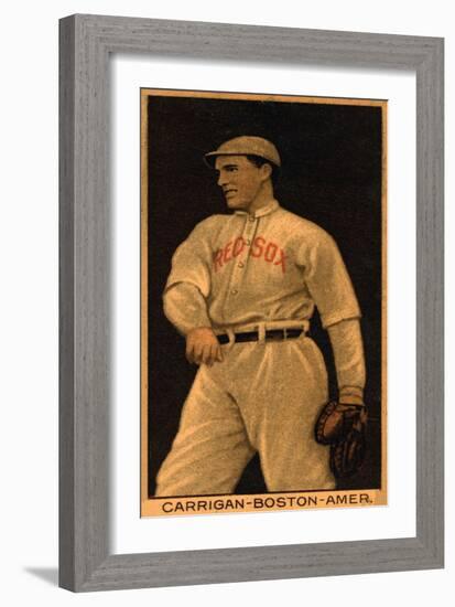 Boston, MA, Boston Red Sox, Heinie Wagner, Baseball Card, no.2-Lantern Press-Framed Art Print