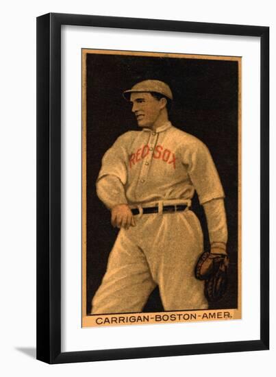 Boston, MA, Boston Red Sox, Heinie Wagner, Baseball Card, no.2-Lantern Press-Framed Art Print