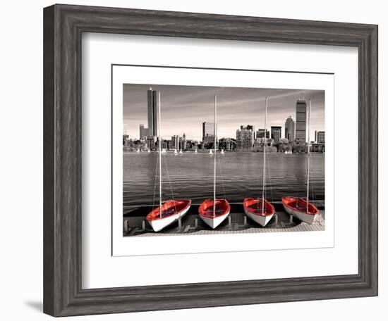 Boston Marina-null-Framed Premium Giclee Print