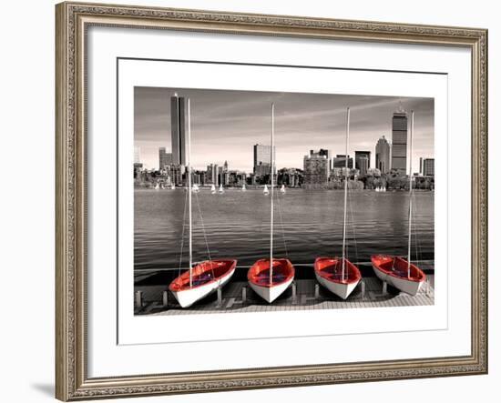 Boston Marina-null-Framed Premium Giclee Print