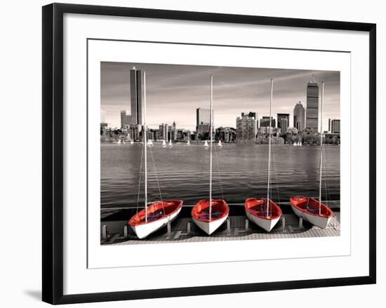 Boston Marina-null-Framed Premium Giclee Print