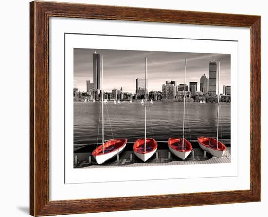 Boston Marina-null-Framed Premium Giclee Print