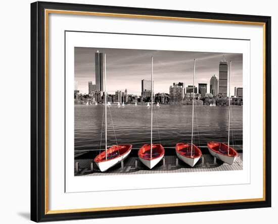 Boston Marina-null-Framed Premium Giclee Print