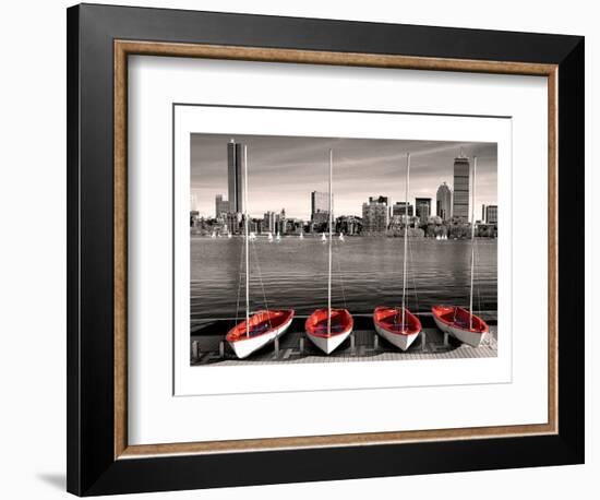 Boston Marina--Framed Art Print