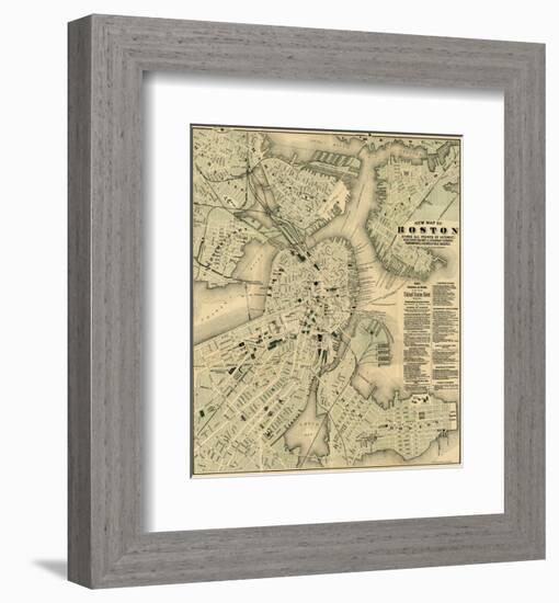 Boston, Massachusetts, c.1884-Tilly Haynes-Framed Art Print