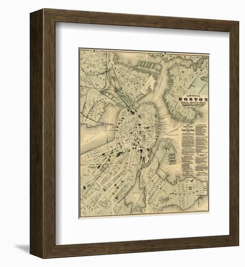 Boston, Massachusetts, c.1884-Tilly Haynes-Framed Art Print