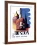 Boston, Massachusetts, New Haven Railroad-Ben Nason-Framed Giclee Print
