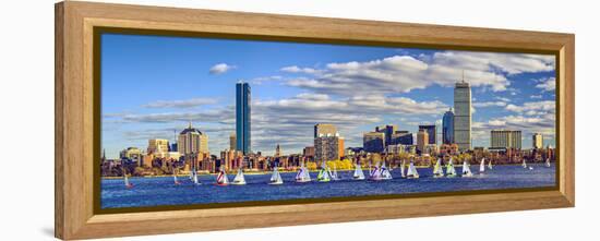 Boston, Massachusetts Skyline Panorama-SeanPavonePhoto-Framed Premier Image Canvas