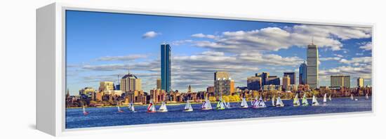 Boston, Massachusetts Skyline Panorama-SeanPavonePhoto-Framed Premier Image Canvas