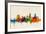 Boston Massachusetts Skyline-Michael Tompsett-Framed Art Print