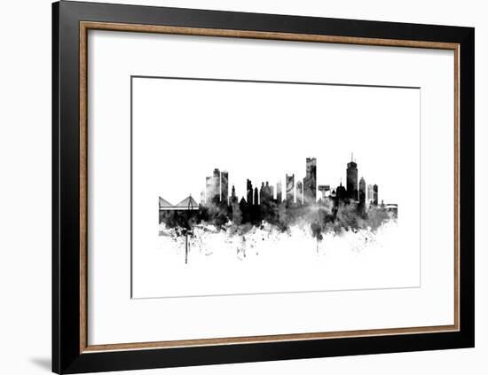 Boston Massachusetts Skyline-Michael Tompsett-Framed Art Print