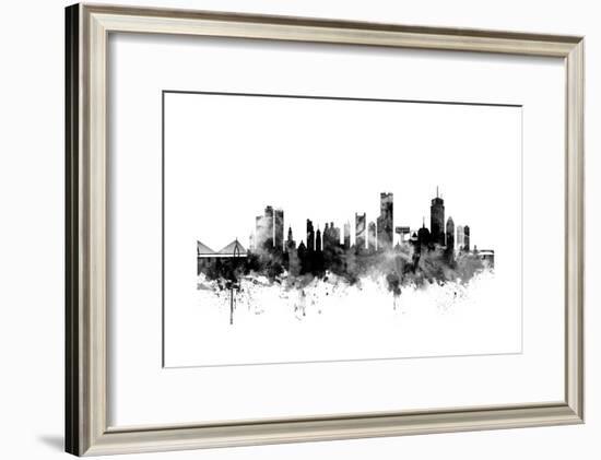 Boston Massachusetts Skyline-Michael Tompsett-Framed Art Print