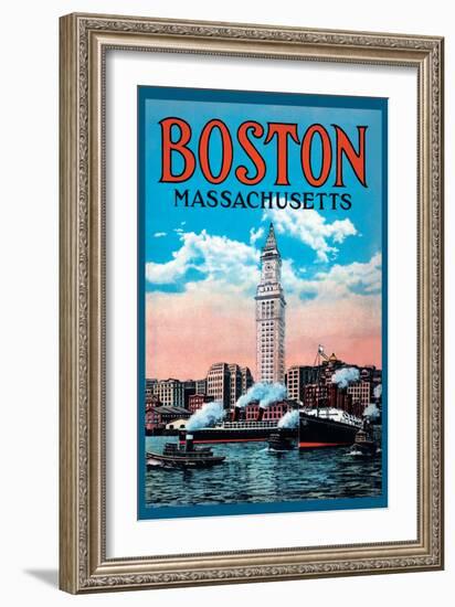 Boston Massachusetts-null-Framed Art Print