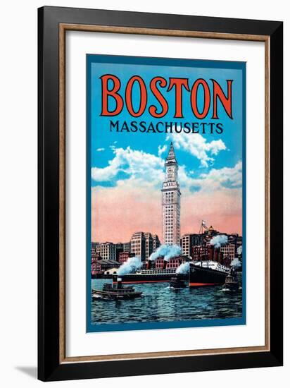 Boston Massachusetts-null-Framed Art Print