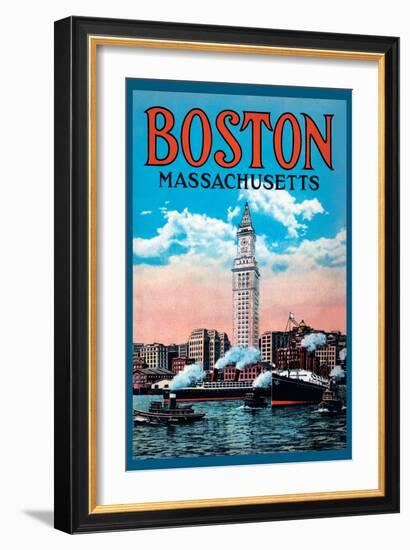 Boston Massachusetts-null-Framed Art Print