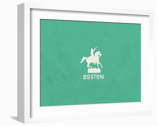 Boston Minimalism-null-Framed Art Print